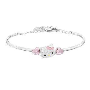 Swarovski Pink KT Cat Bracelet